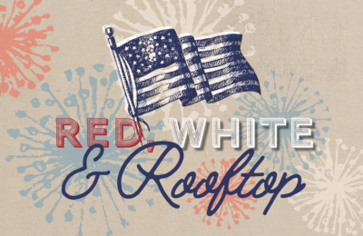 Red, White & Rooftop Event Block